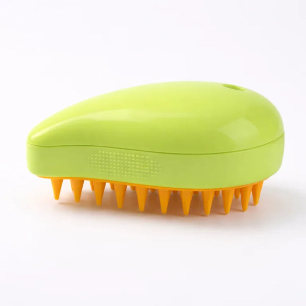 Brosse Vapeur 3 en 1 : Anti-poils, démêlage & massage