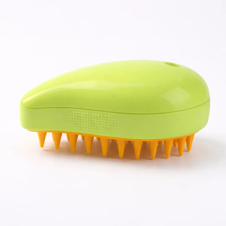 Brosse Vapeur 3 en 1 : Anti-poils, démêlage & massage